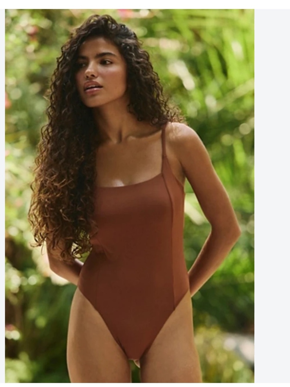 Toast Signature Square-Neck One-Piece Swimsuit NWOT